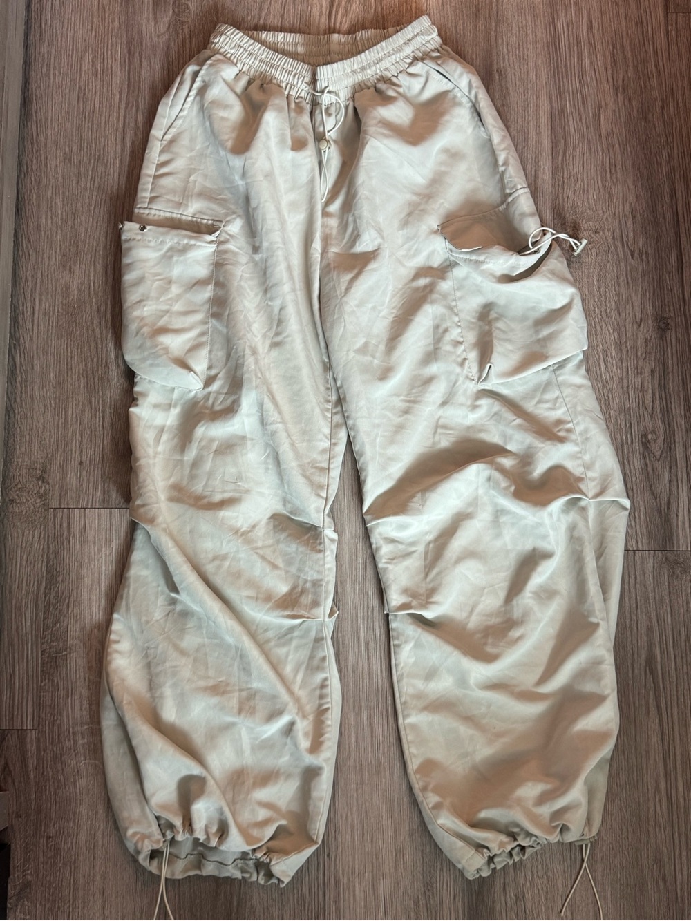 Gorpcore Drawstring Parachute Cargo Pants